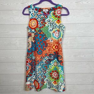 Jude Connally Beth Multicolor Shift Dress Size Small